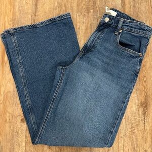 H&M Classic Denim Wide Leg Jeans